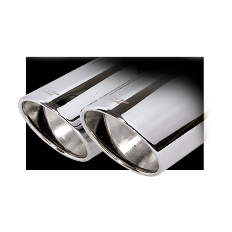 Sistem de eșapament fără amortizor de zgomot 2x80 X-Race Inoxcar pentru BMW E82 135i Coupé 3,0 BiTurbo 2007-2010 - IC-BME8201XR80 - BME82.01.XR80 - 3666618503738
